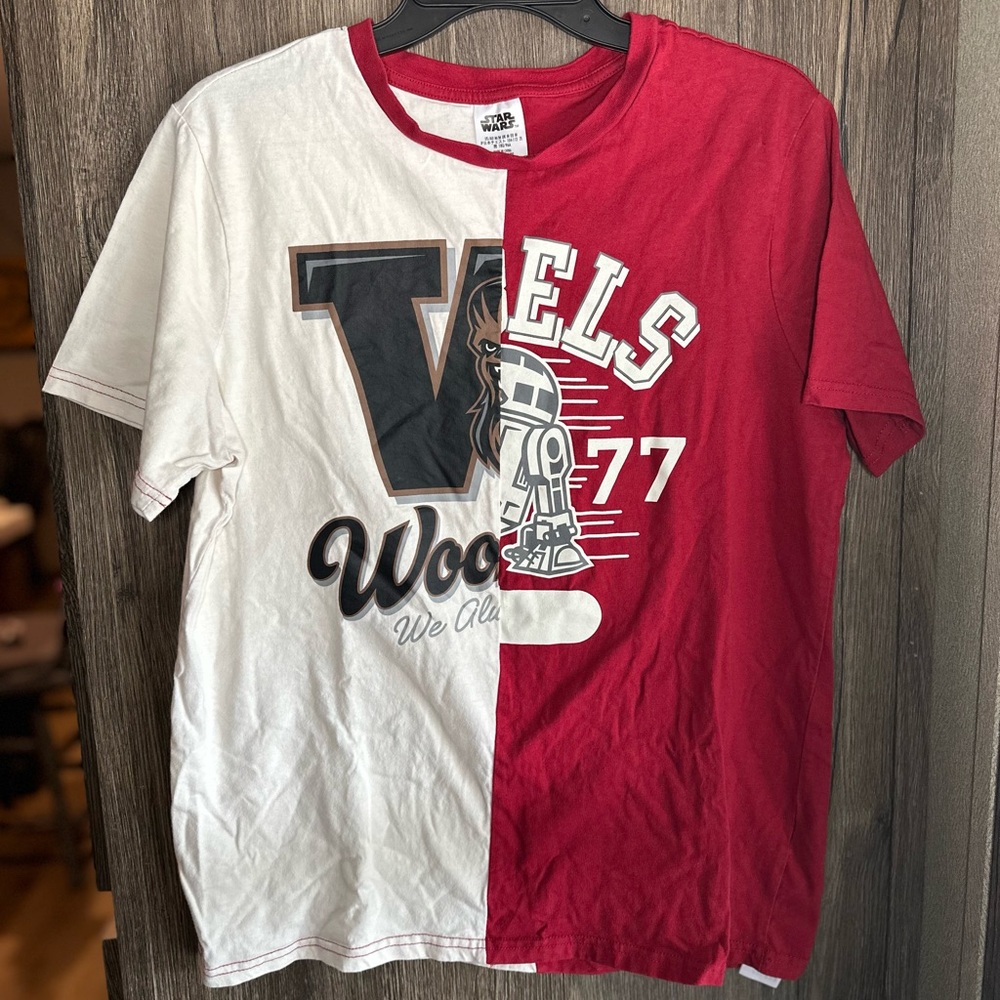 Star Wars Chewbacca and R2D2 Split Tee